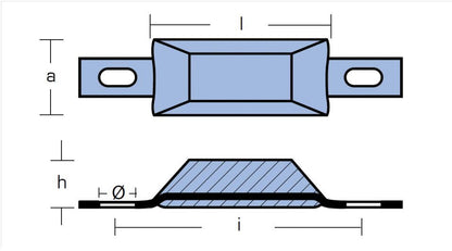 TECNOSEAL Zink-Rumpfanoden - versch. Größen