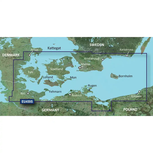 GARMIN BlueChart g3-Vision Seekartenmodul - VEU459S - Arhus-Kiel-Koszalin