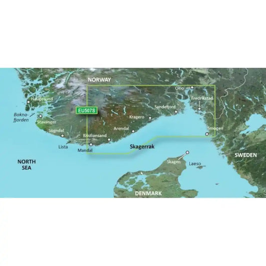 GARMIN BlueChart g3-Vision Seekartenmodul - VEU507S - Oslo-Mandal-Smogen